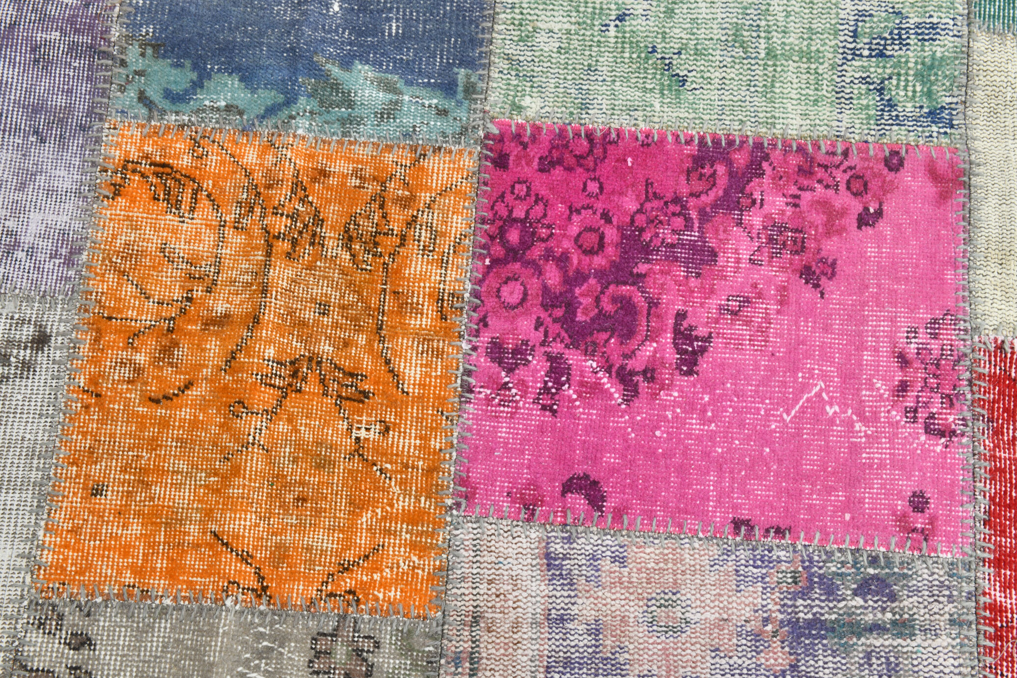 Puzle style vintage rug 354x255cm
