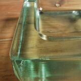 Ashtray glass paved Art deco