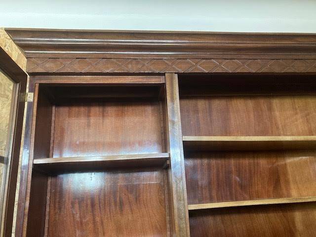 Old corner pharmacy cabinet