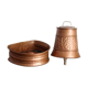Decorative hammered copper fountain