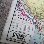 Vintage school card: China n°52 Vidal Lablache.