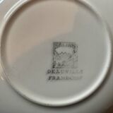 Set of 6 Salins soup plates - Deauville series - 1960
