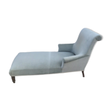 Vintage daybed in gray green velvet