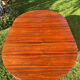 Extendable round table by Luigi Bartolini