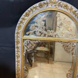Miroir de boiserie 19e siècle 82x140cm