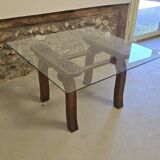 Table basse en verre Art Déco