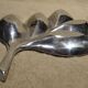 Designer centerpiece in enameled aluminum length 40.7 cm
