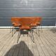 Fritz hansen ant chairs in cognac leather new!!
