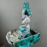 Vallauris Ceramic Fountain – Mermaid, 20th Century