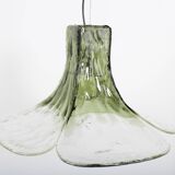 LS 185 pendant light by Carlo Nason for Mazzega, Italy, 1970s