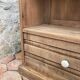 Antique furniture - solid oak shelf
