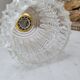 Brass and moulded glass sconce