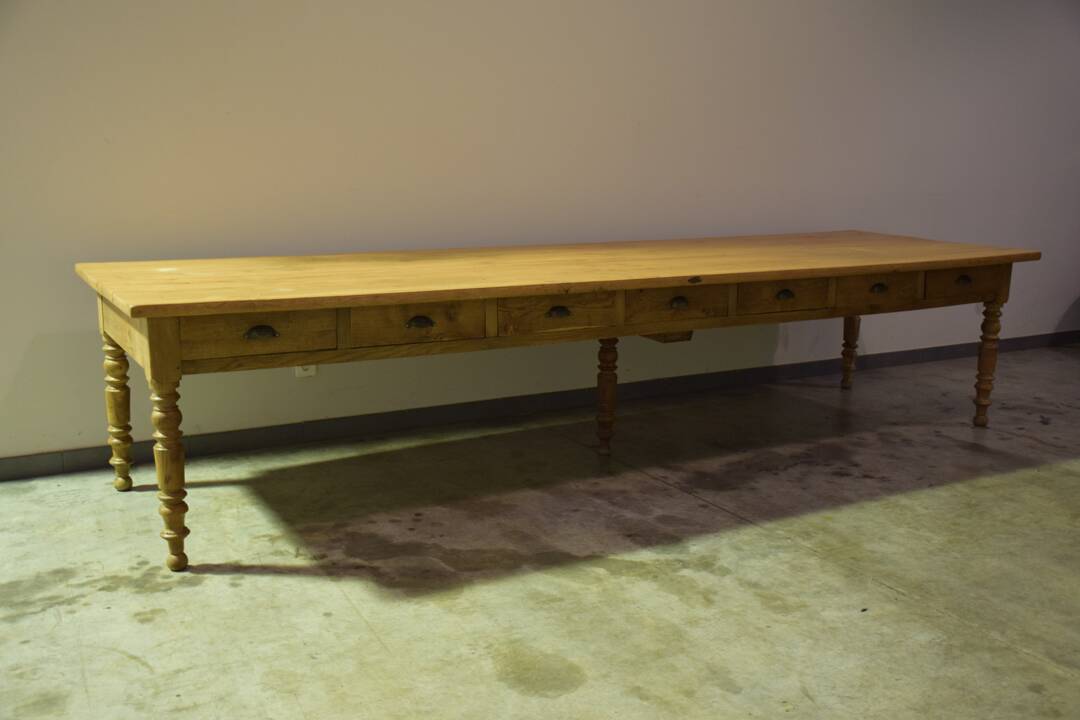 XXL oak trimmings table 1950