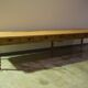 Xxl table de passementerie chêne 1950