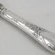 Christofle Marly, 12 silver-plated table knives, in excellent condition.