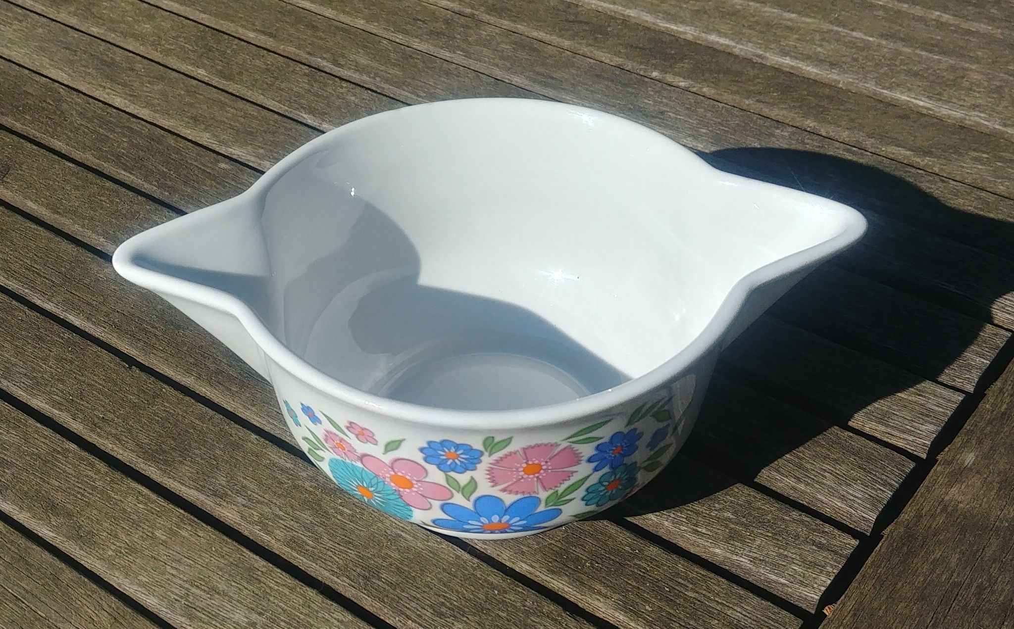 Serving bowl/saucière in porcelain Vintage 70s from Tognana