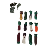 Set of 12 knife holders Vegetable Slip