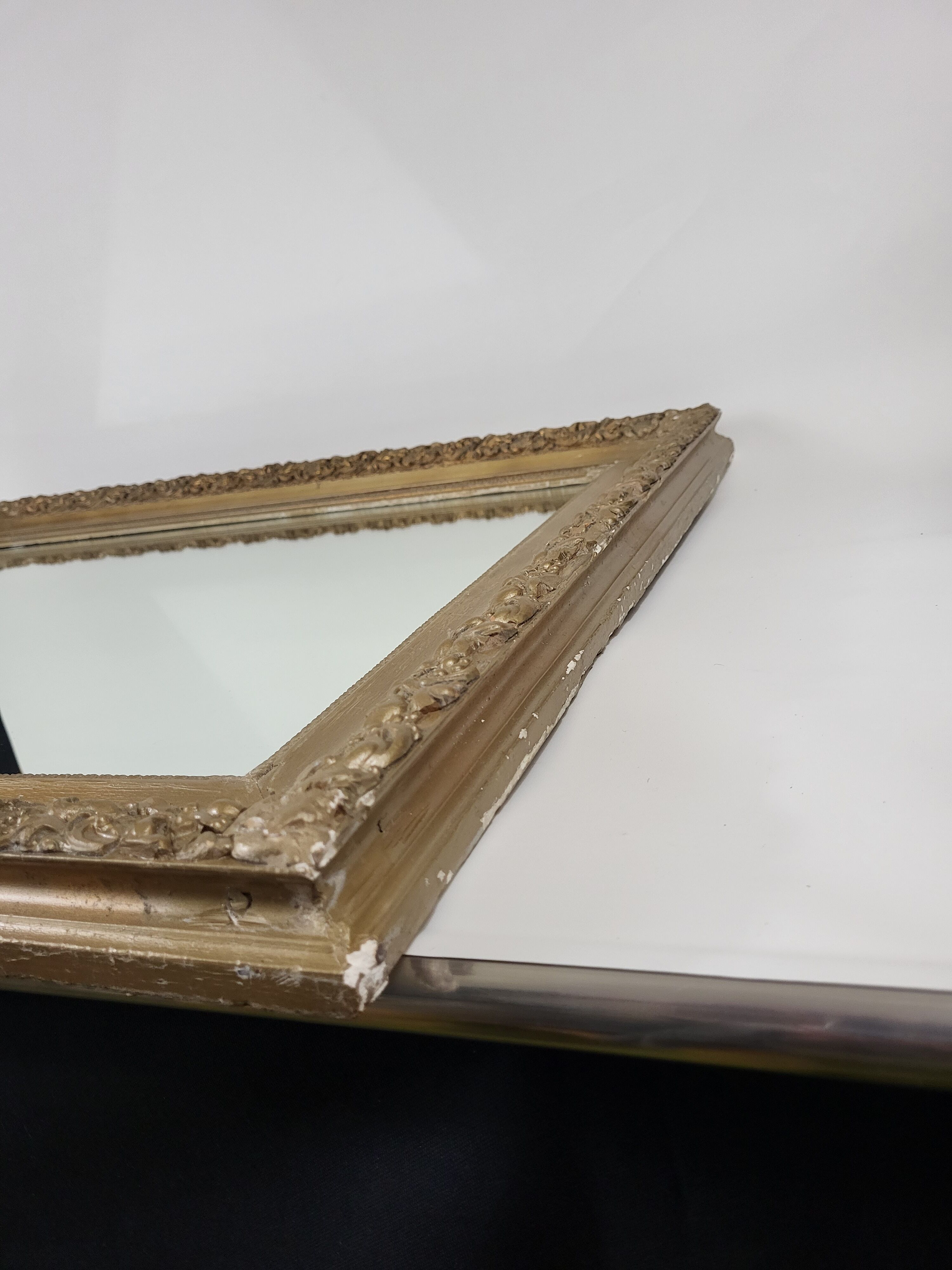 Gilded wooden mirror Napoleon III