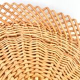 Antique rattan core basket