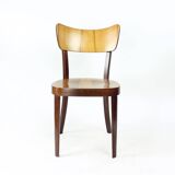 Ensemble de 4 chaises à repas par Tatra en noyer, Tchécoslovaquie 1960
