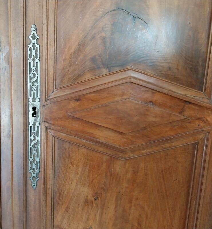 Large and beautiful antique wardrobe.