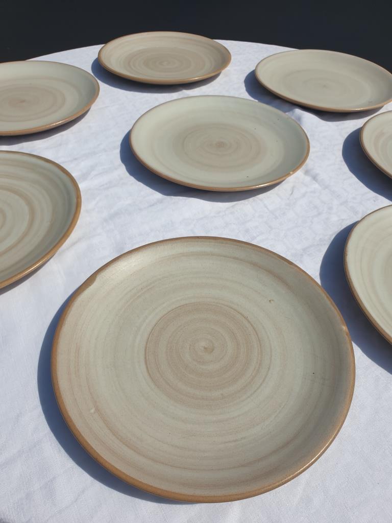 Set 17 plates Niderviller model Pierre