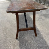 Folding brasserie table