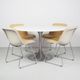 Set of 4 Houtoku for Artifort Spirit dining chairs, Japan 1970