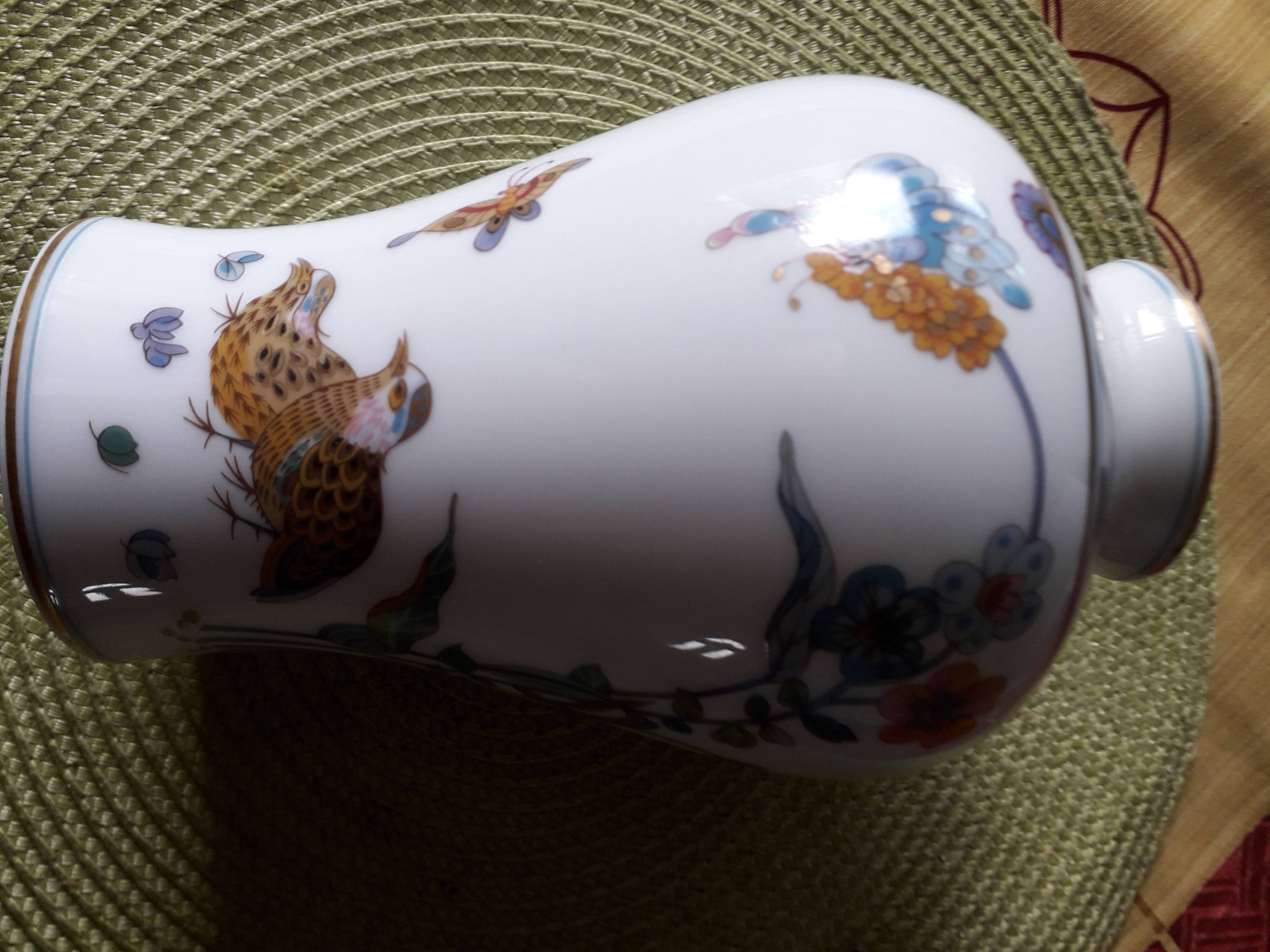 Splendid Haviland porcelain vase