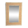Large bamboo rattan mirror by Dal Vera Italy 1970