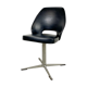 Black leather office chair
