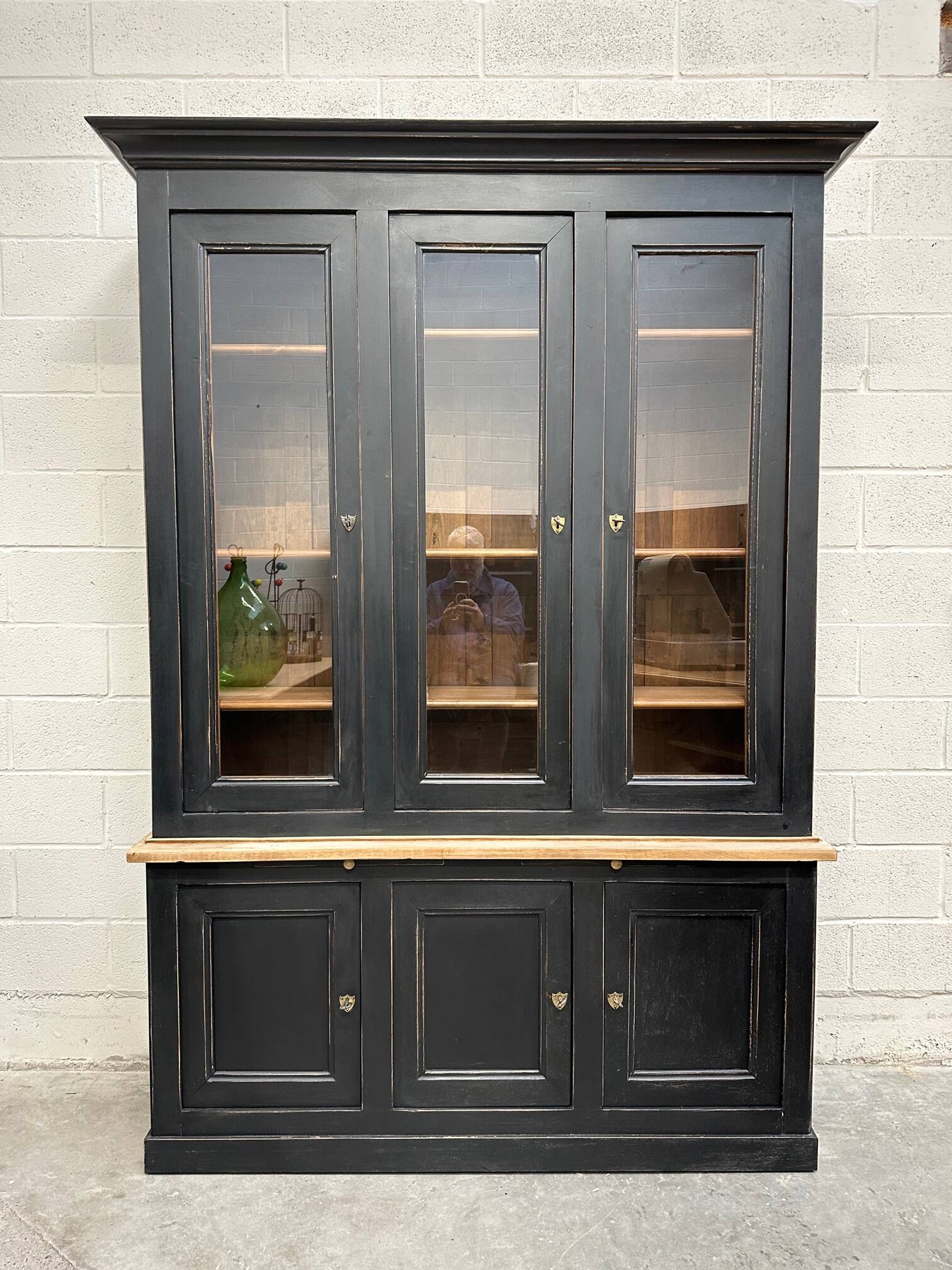 Large patinated store furniture