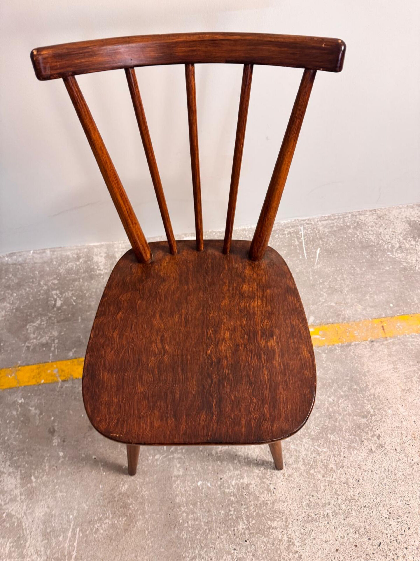 Set of 6 Fanett bistro chairs from the 1960s.