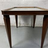 Rectangular coffee table from the 40s mirror