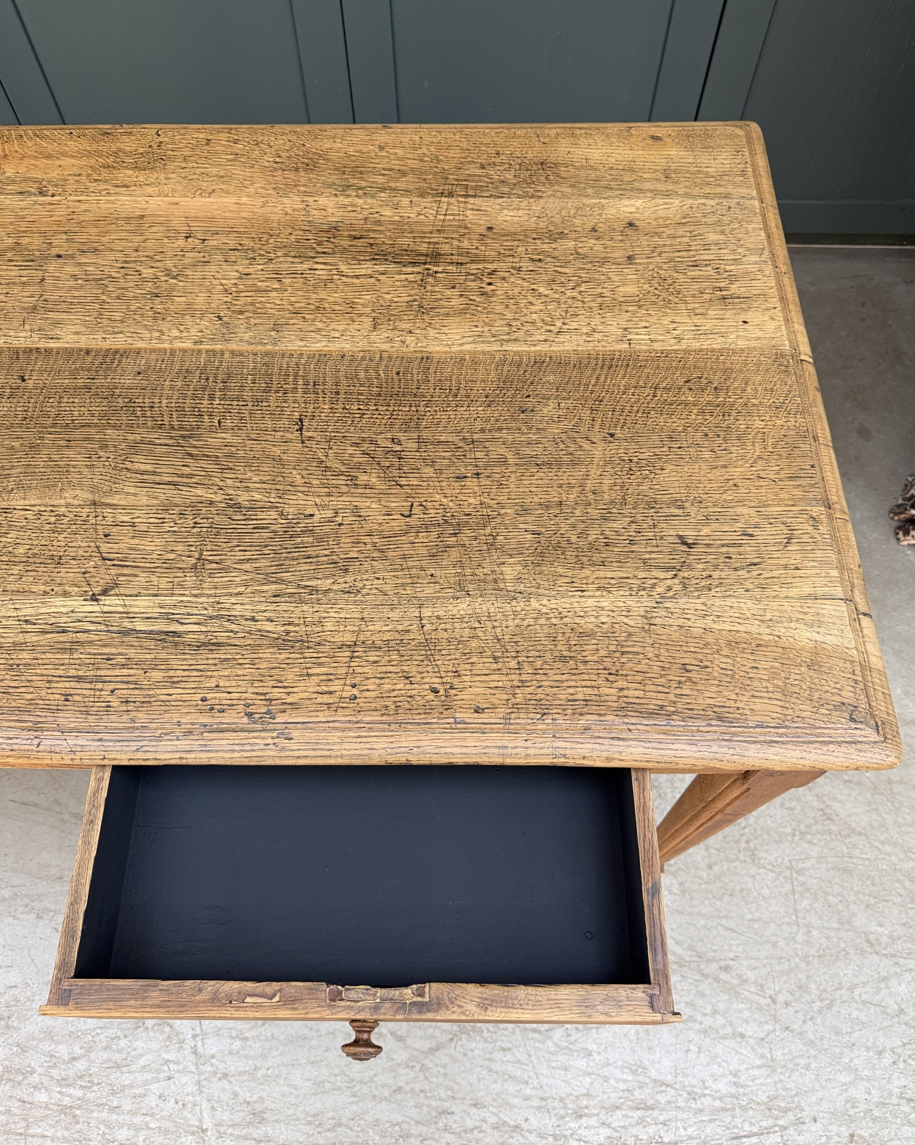 Oak farmhouse table