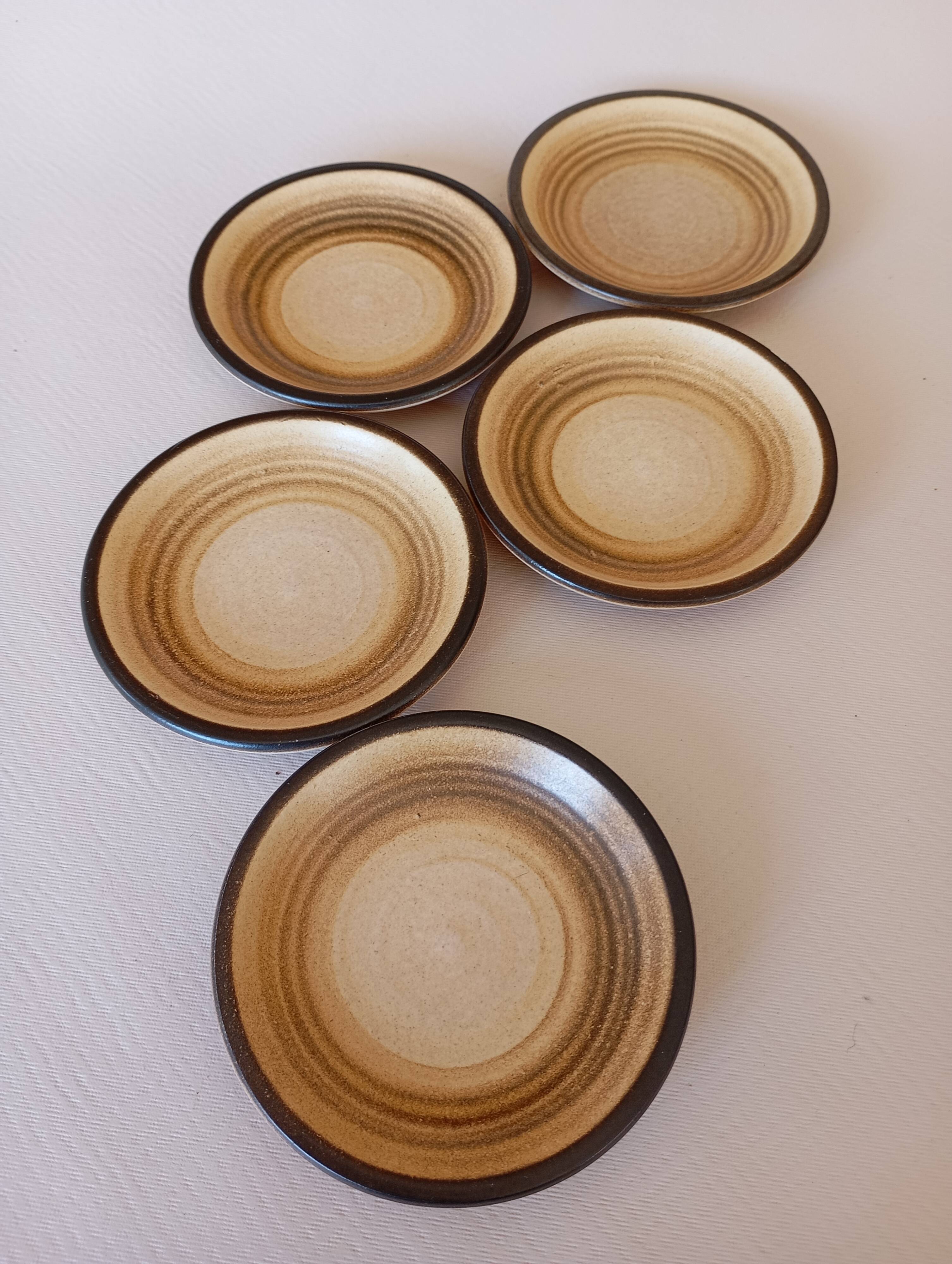 5 assiettes à tapas Salins