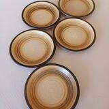 5 assiettes à tapas Salins