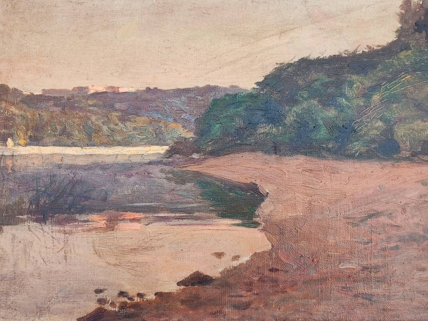 Paire de peintures - paysages