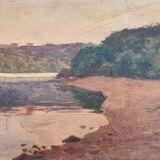 Paire de peintures - paysages