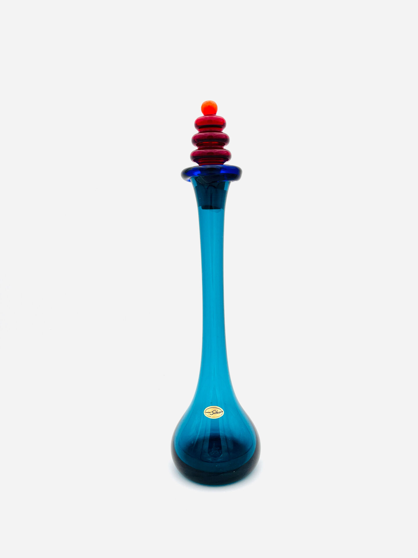 XL sculptural carafe Silesia Kaspar Design Memphis (40cm) 1970
