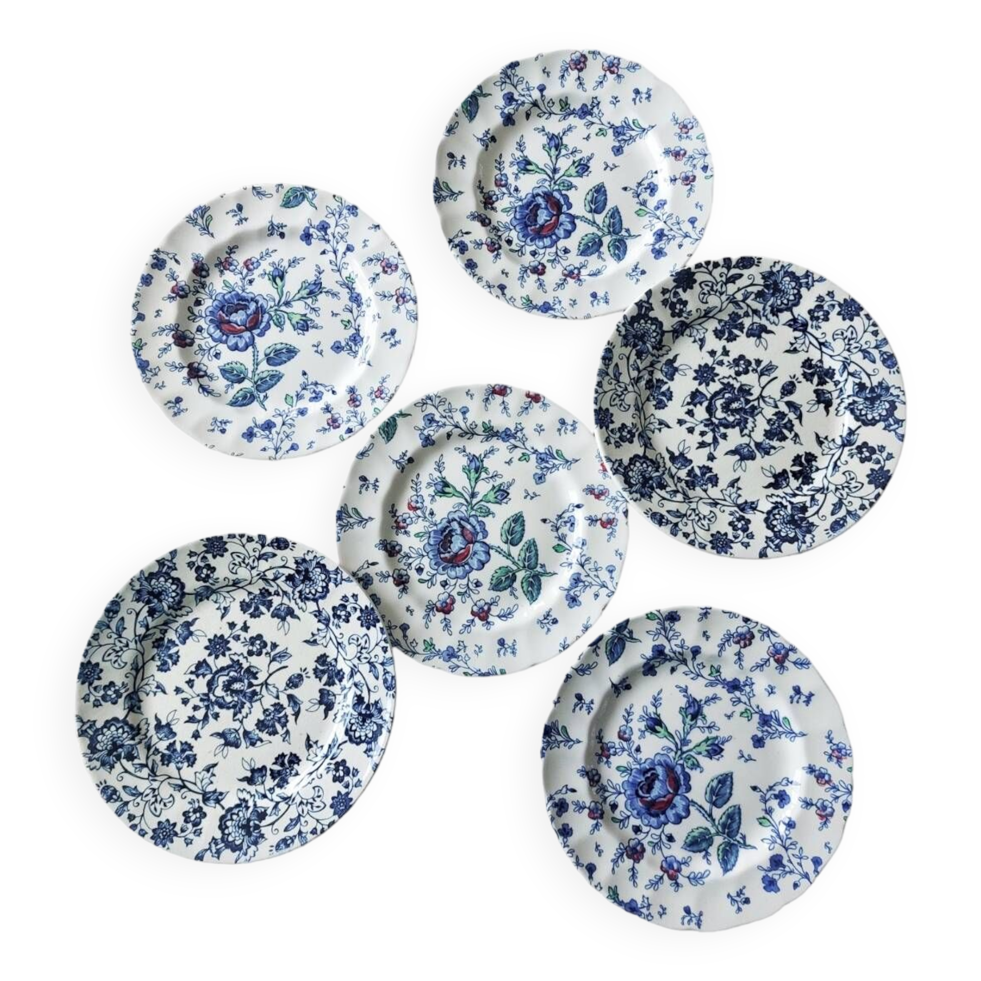 Johnson Brothers ceramic dessert plate set