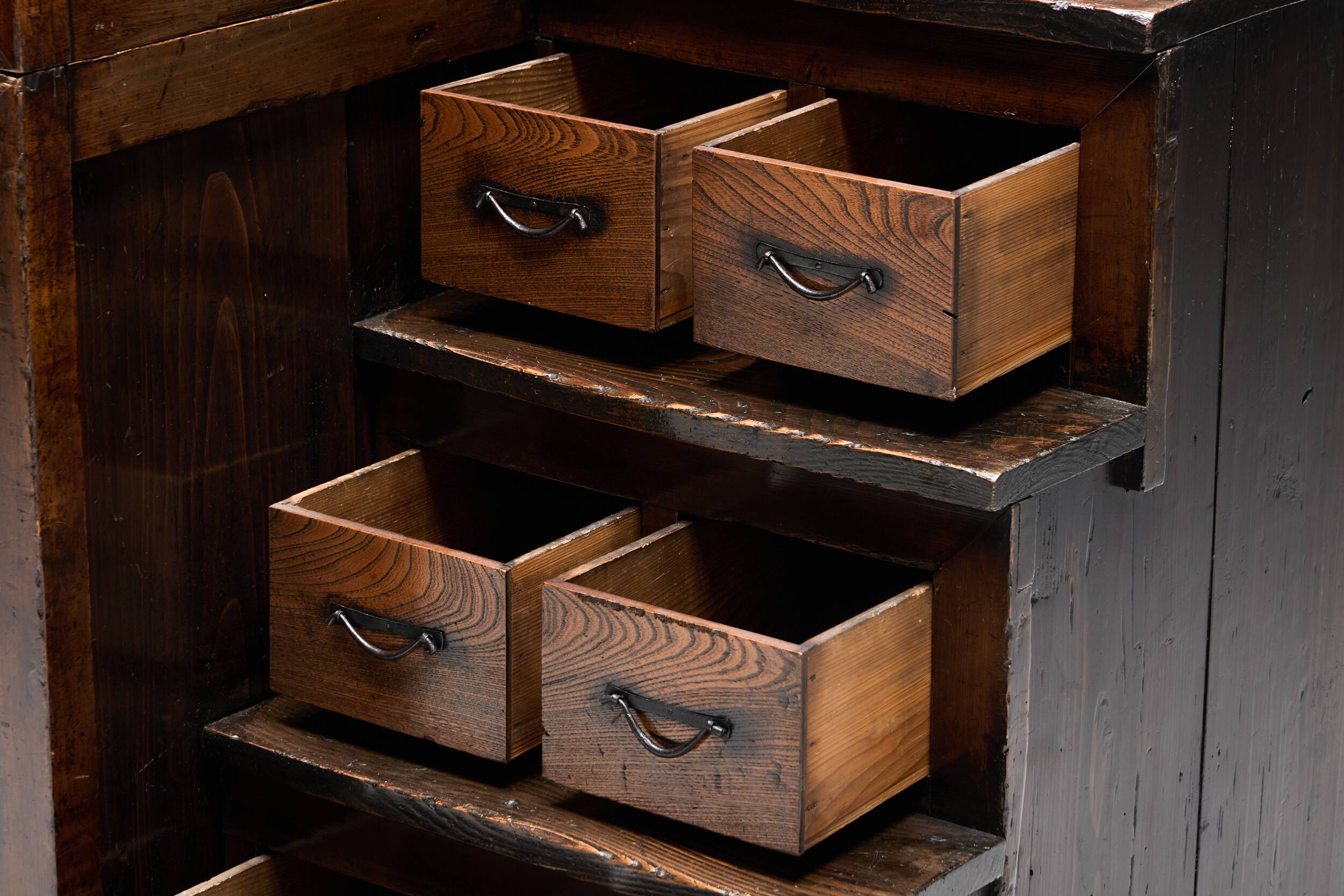 Kaidan Tansu Japanese stair chest, Japan, 19th century