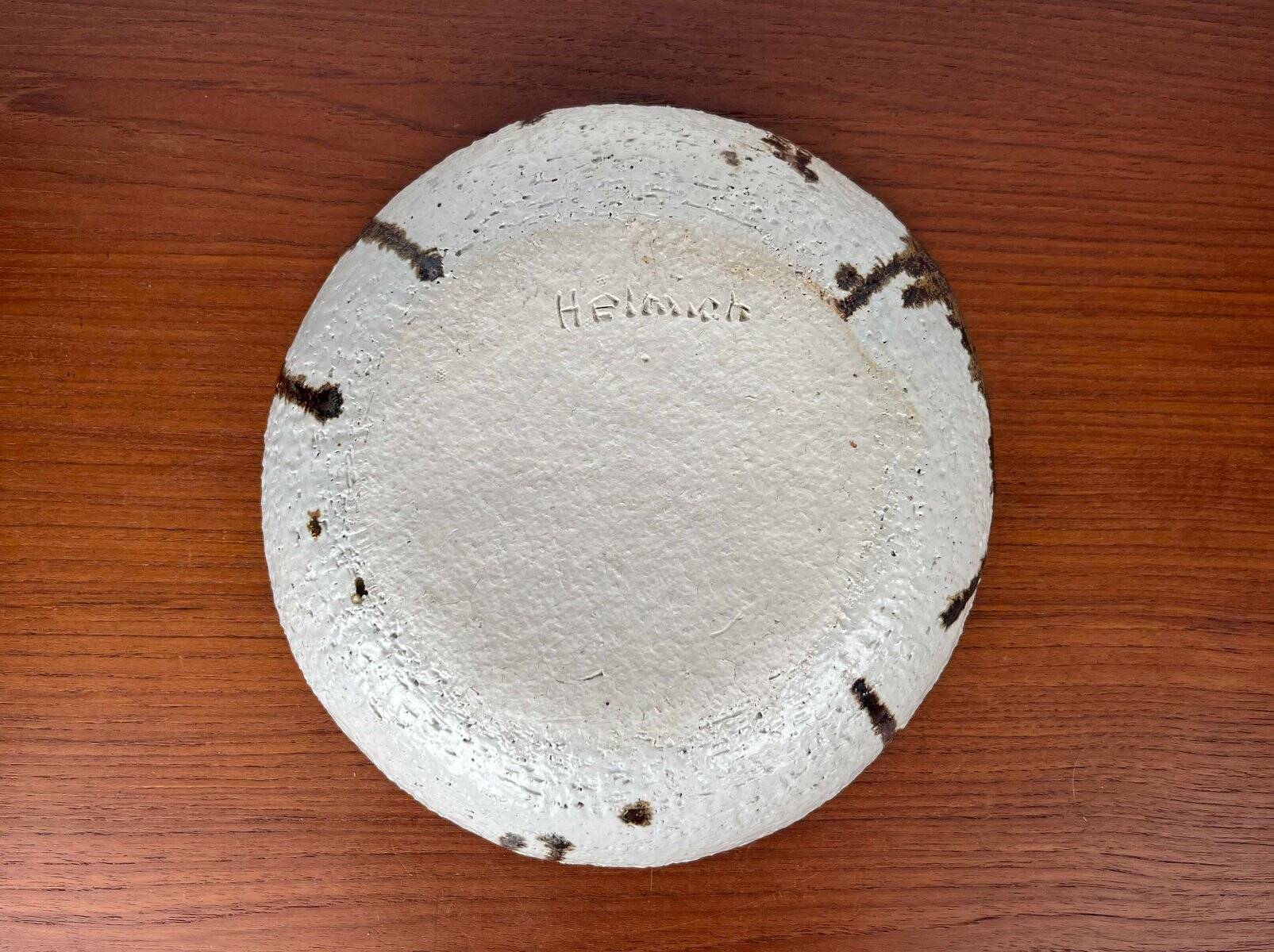 Danish Scandinavian bowl from the mid-century by Clara Helmich, 1960s.