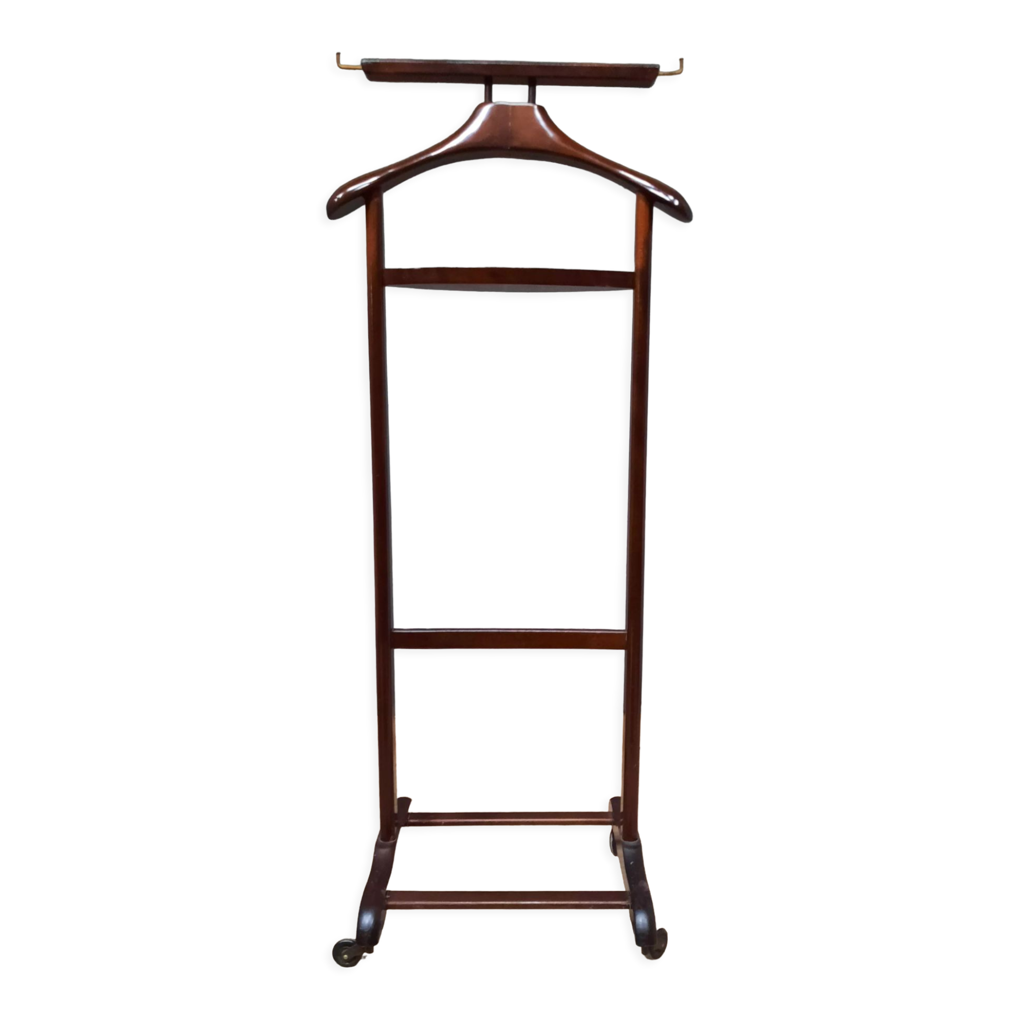 Varnished wooden valet