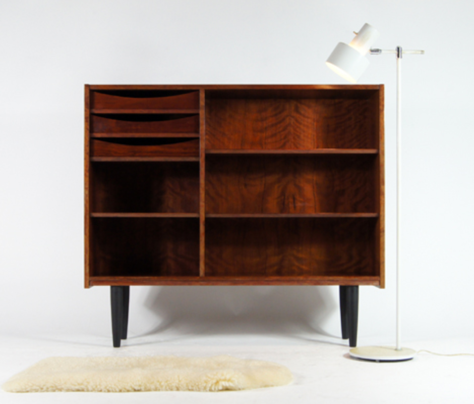 Bibliothèque en palissandre livre unité murale armoire