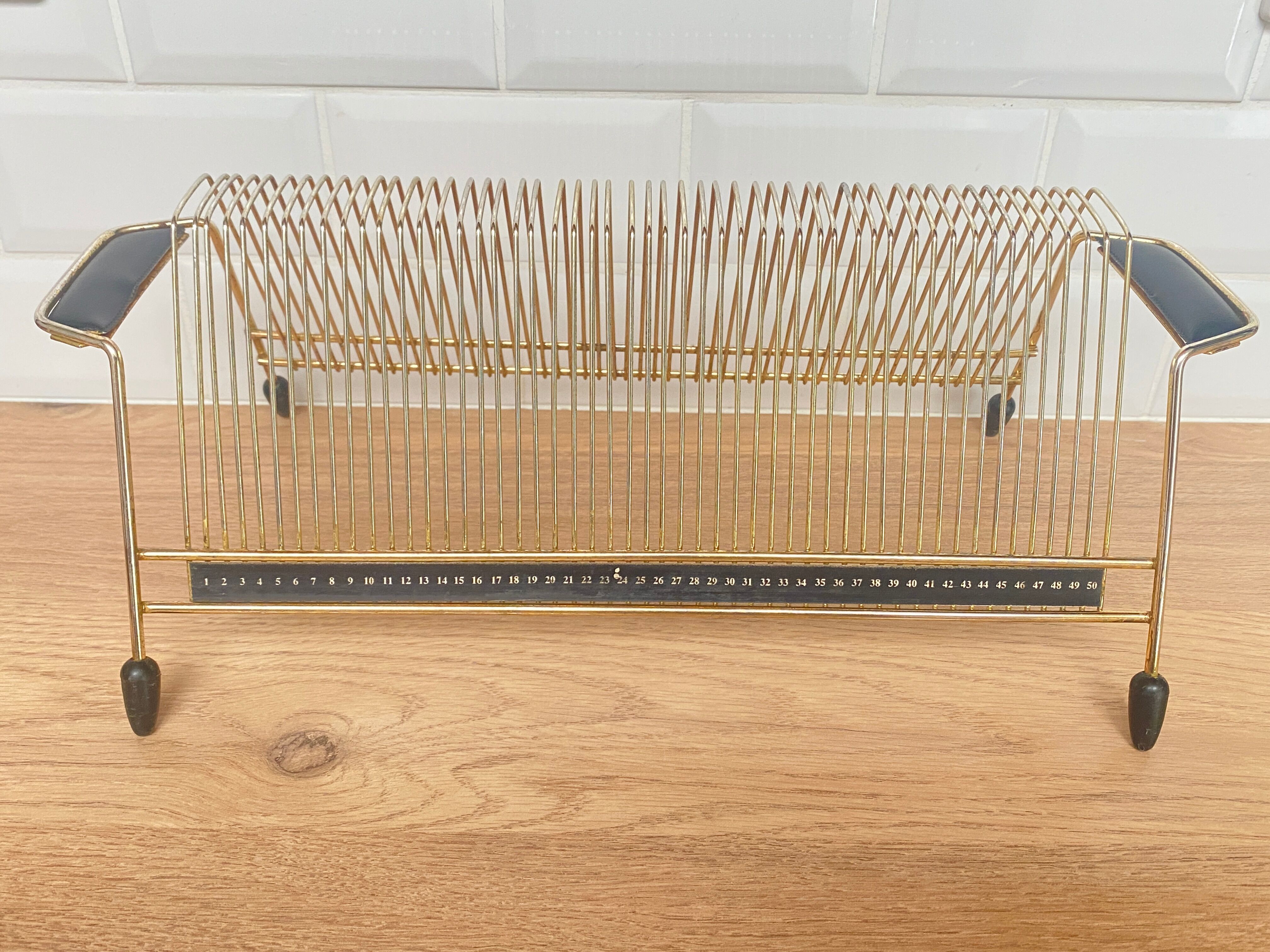 Vinyl records holder from the 50s-60s