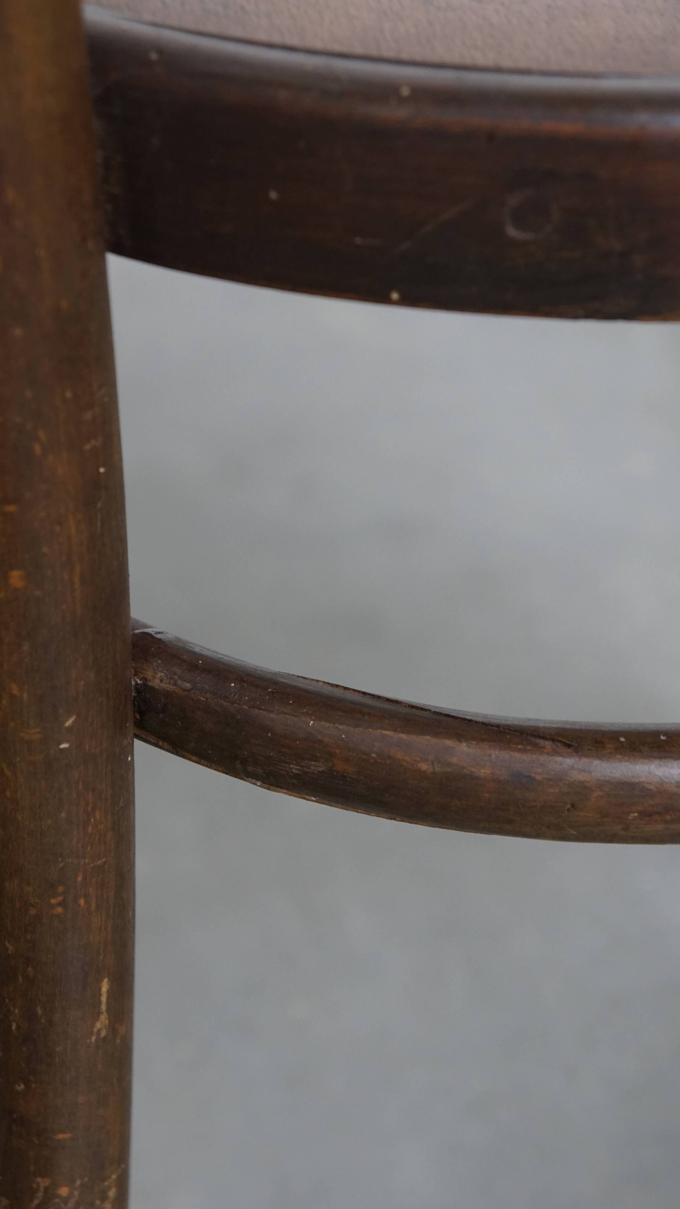 Bistro chair with carved seat