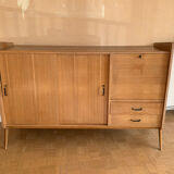 Solid wood sideboard