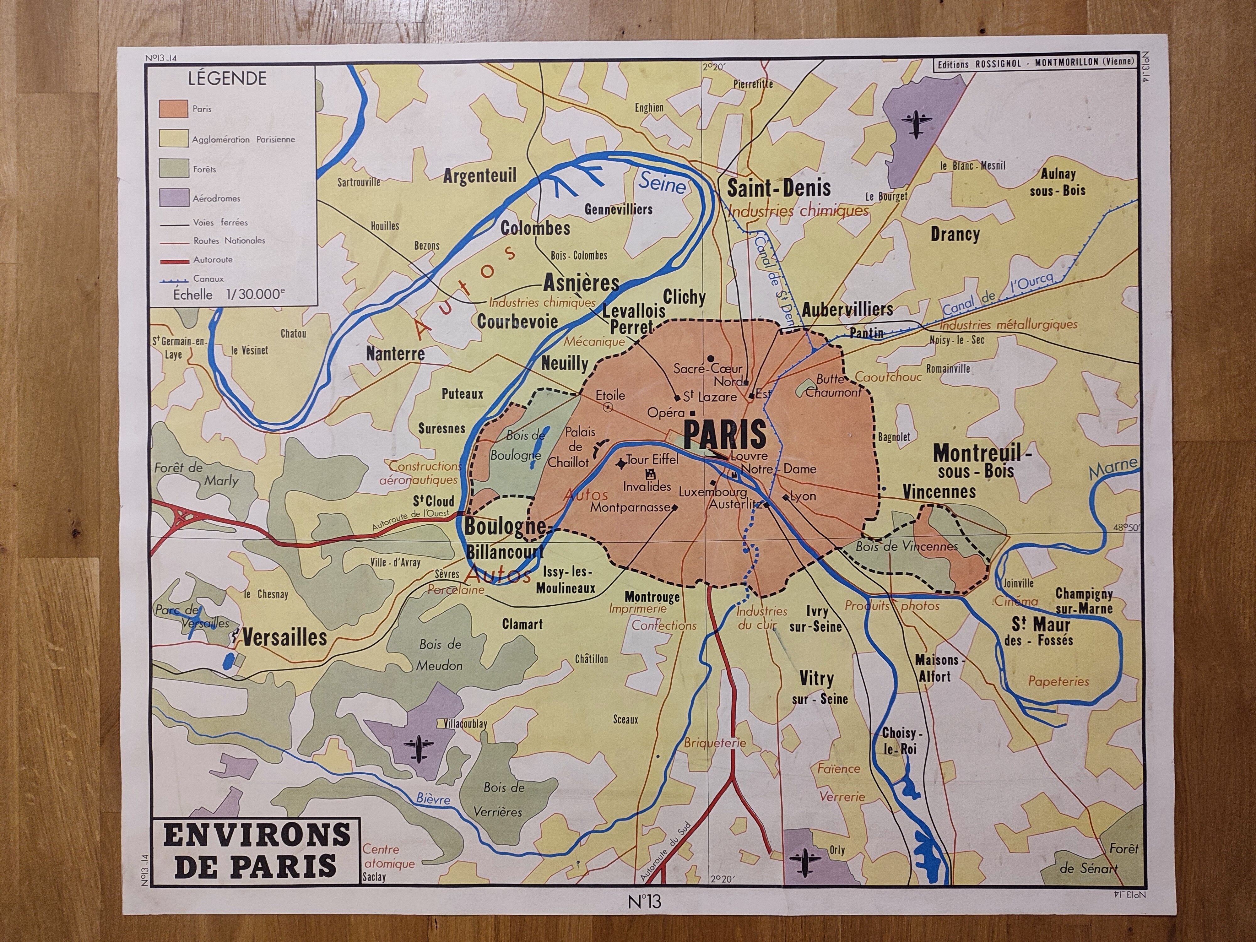 School map PARIS