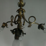 Bronze chandelier 1900